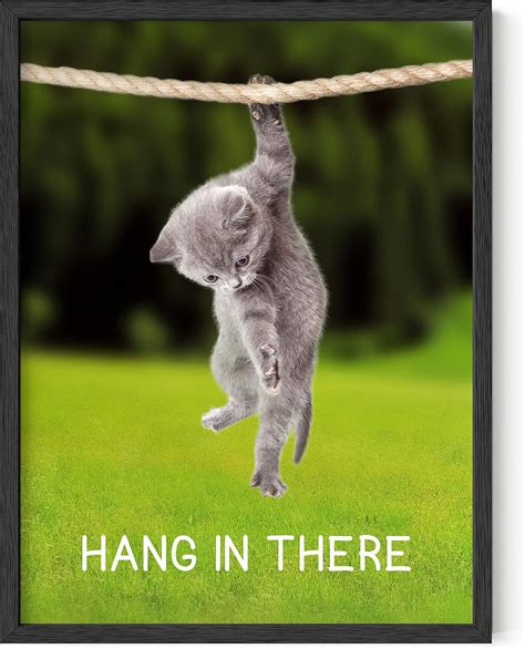 cat poster hang in there|Hang in There Poster .